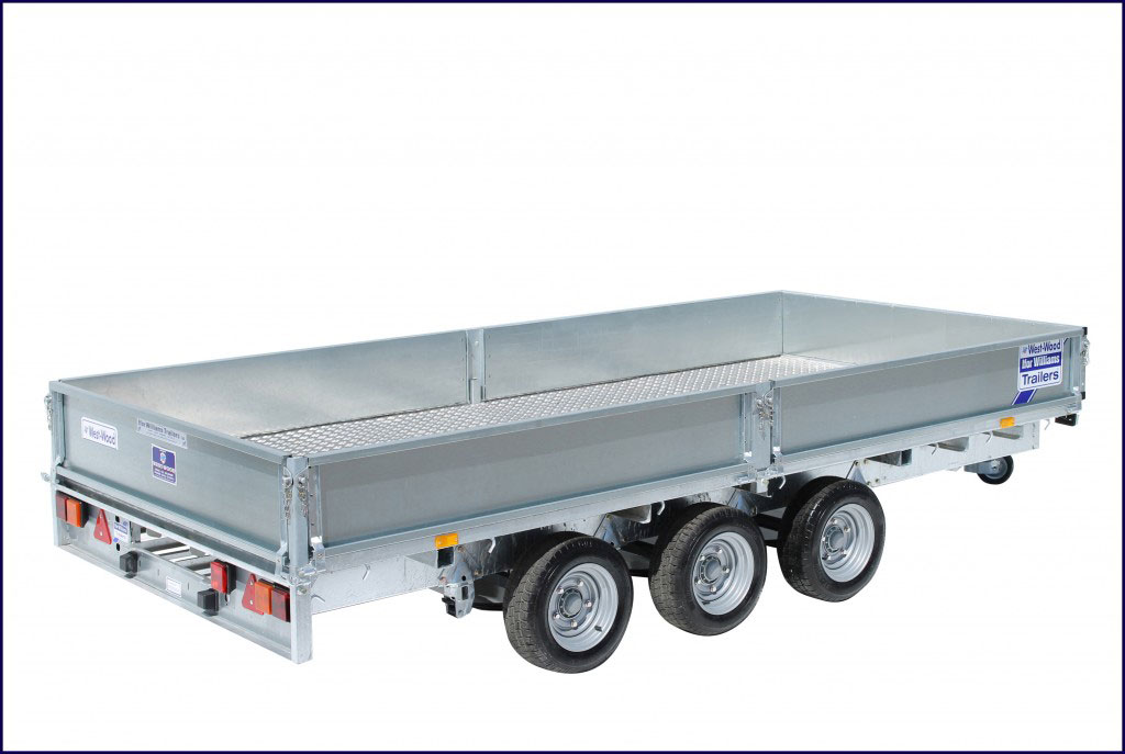 Ifor Williams LM146 plateau 3 asser